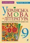 Українська мова та література : Самостійні контрольні роботи для перевірки знань : 9 клас